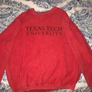 COPY - Texas tech ribbed sweatshirt